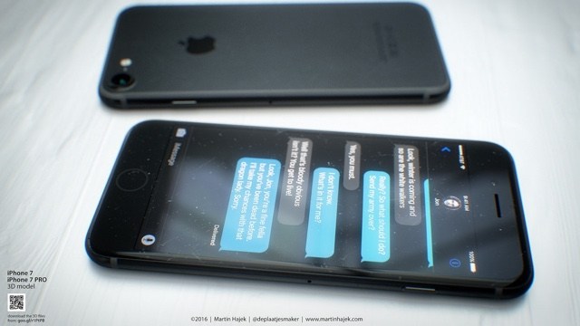 Fotos de Concepto Mostrar Espacio iPhone Negro con Botón de Inicio Force Touch