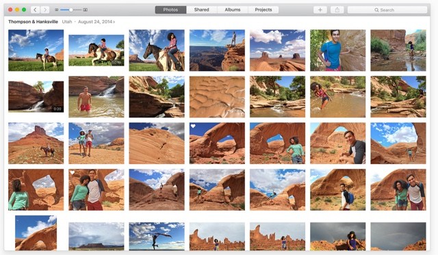Fotos separadas tomadas desde diferentes cámaras en la aplicación Fotos de Mac (consejo)