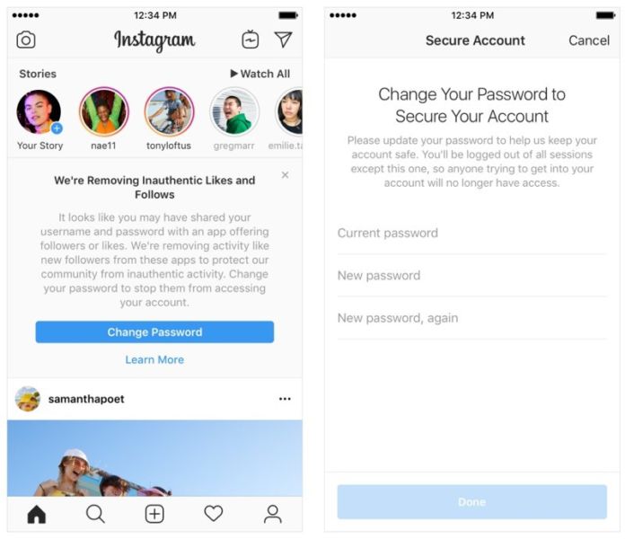 Instagram va tras seguidores falsos y le gustan