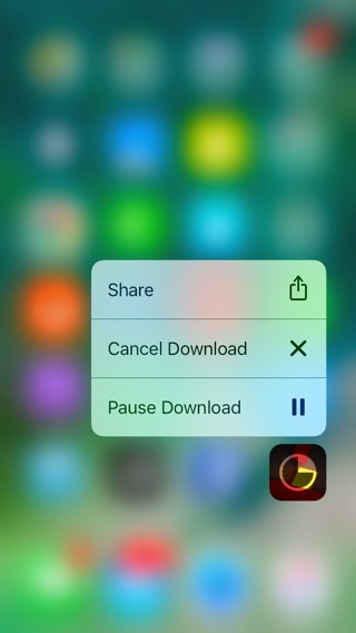 iOS 10 añade dos útiles atajos táctiles 3D a los iconos de la pantalla de inicio