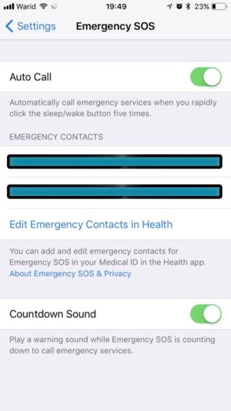 iOS 11 trae la función SOS de emergencia al iPhone