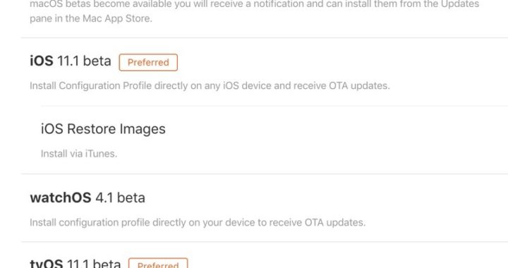 iOS 11.1 Developer Beta 1 Released Along With macOS High Sierra 10.13.1, watchOS 4.1 And tvOS 11.1 Betas