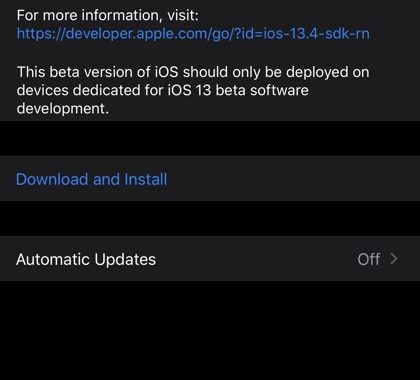 Apple lanza la versión beta de desarrollo del iOS 13.4, esto es lo que ha cambiado
