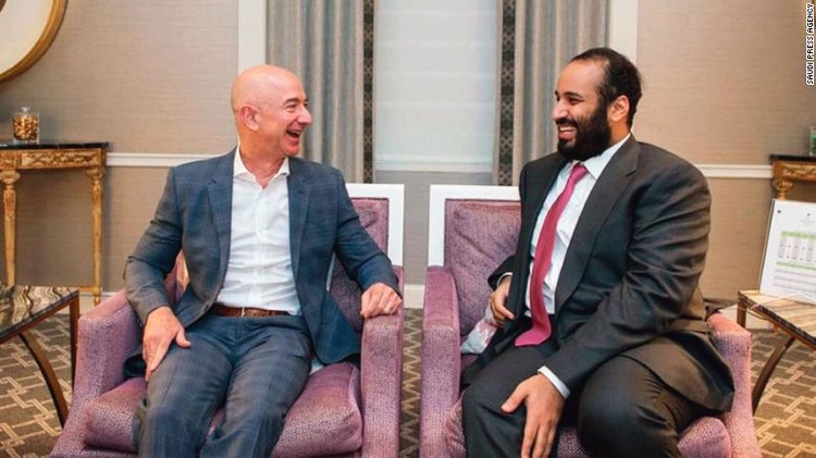 Se dice que el príncipe heredero saudí ha pirateado el iPhone de Jeff Bezos