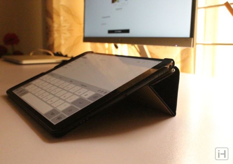 Jisoncase Funda de microfibra de cuero para iPad Pro es una gran funda plegable[eliminación]