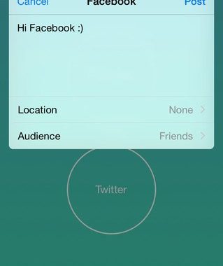 La aplicación TapToShare lleva el widget social de iOS 6 a iOS 8