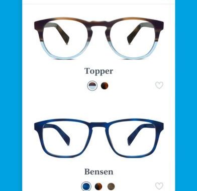 La aplicación utiliza la cámara TrueDepth de iPhone X para medir la cara y recomendar gafas