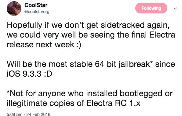 La filtración de Electra podría ser liberada tan pronto como la próxima semana