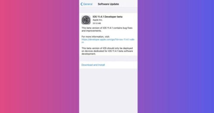 Lanzamiento de Betas para desarrolladores de iOS 11.4.1, watchOS 4.3.2 y tvOS 11.4.1