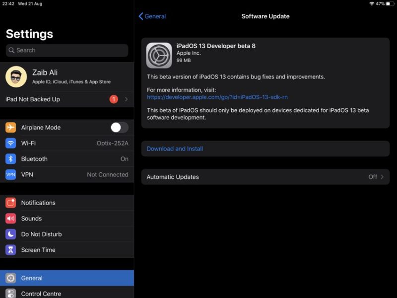 Lanzamiento de iOS 13 Developer Beta 8 junto con watchOS 6 Beta 8