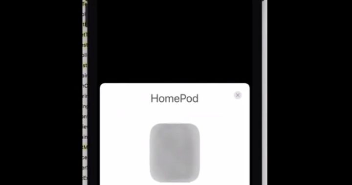Leak muestra cómo se verá la configuración de HomePod con iPhone