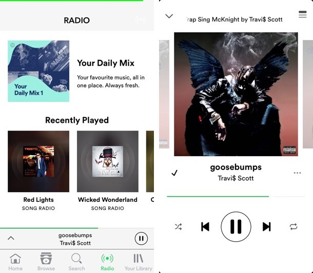 Lightify Tweak lleva el modo blanco a la aplicación oficial de Spotify