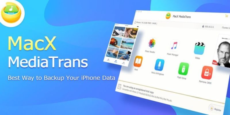 MacX MediaTrans es una gran alternativa de iTunes para los usuarios de Mac para las transferencias de iOS
