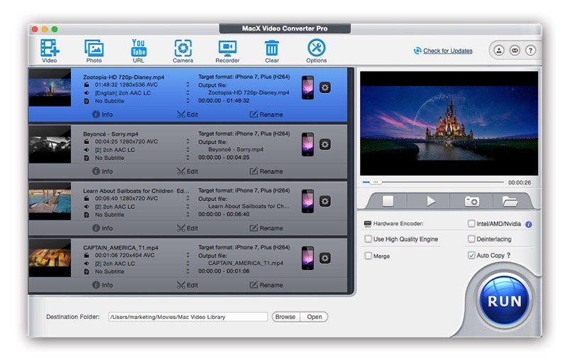 MacX Video Converter Pro es una herramienta de procesamiento de vídeo 4K imprescindible para los usuarios de Mac