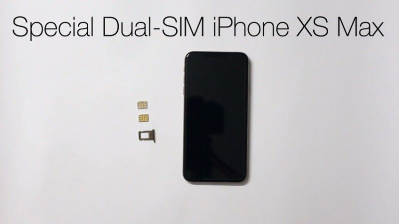 Manos a la obra: Una mirada al iPhone XS Max que requiere dos tarjetas SIM físicas