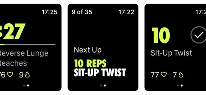 Nike Training Club Appes viene a Apple Watch