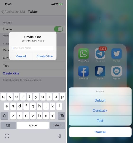 Nuevos ajustes en iOS 12: XSwitcher, mosquetón, 2dock y más