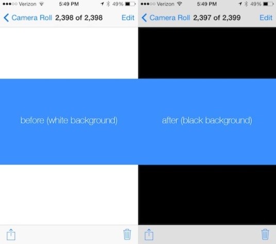 Nuevos ajustes en iOS 7: Bloard, Flat Notes, MusicalSwitcher, Photo Blackground, 7Folder Relayout y más