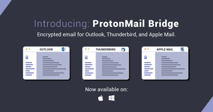 ProtonMail obtiene soporte para Apple Mail y otros clientes de correo electrónico