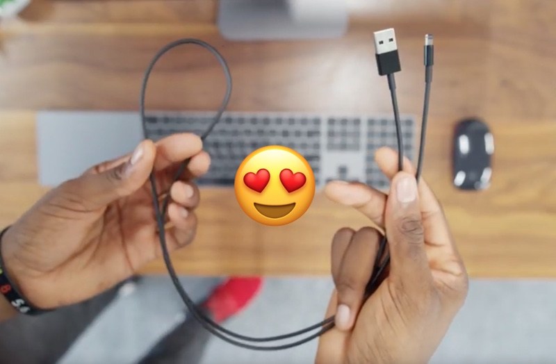 Querida Apple: Por favor, permítanos comprar este cable de relámpago negro