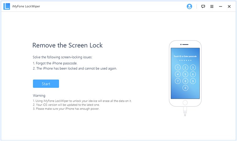 Quitar fácilmente el bloqueo de la contraseña del iPhone con iMyFone LockWiper