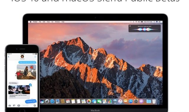 Regístrese para la prueba beta de iOS 10 y macOS Sierra Public Betas Now
