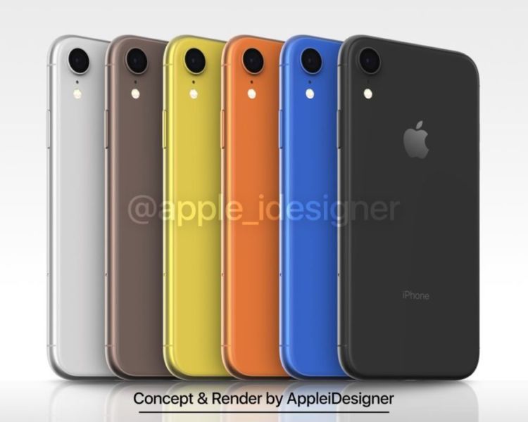 Renders muestran los próximos LCD iPhone en una variedad de colores