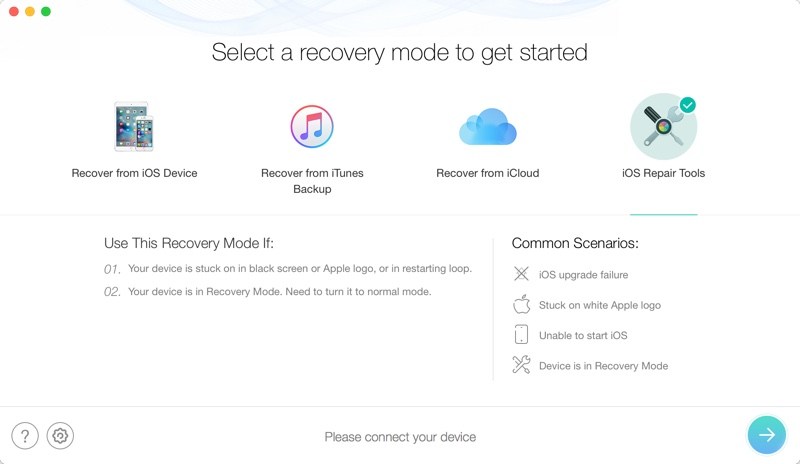 Resolver problemas de actualización de iOS 11 con la herramienta PhoneRescue para Mac y Windows