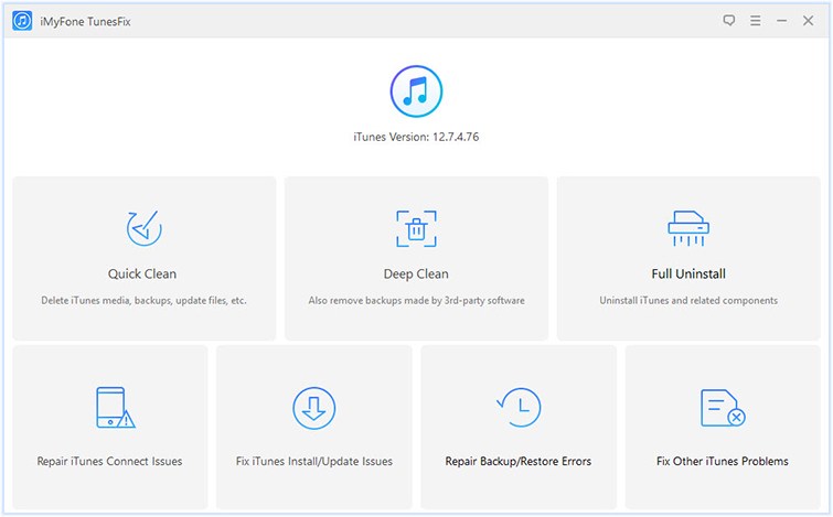 Resolver todos los errores de iTunes con la herramienta iMyFone TunesFix para Windows