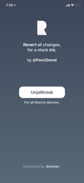 Rollectra le permite semirrestaurar el iOS 11 con jailbreak de nuevo a la acción