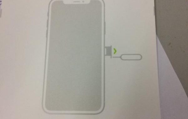 Supuesto manual de la bandeja SIM del iPhone 8 muestra su diseño frontal