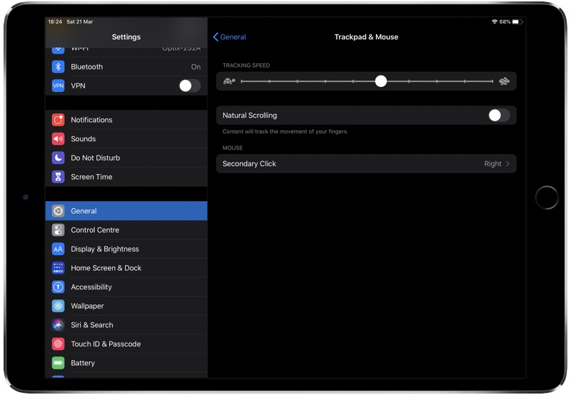Trackpad de iPadOS o Guía del ratón: Cómo conectarse y cambiar la configuración del cursor
