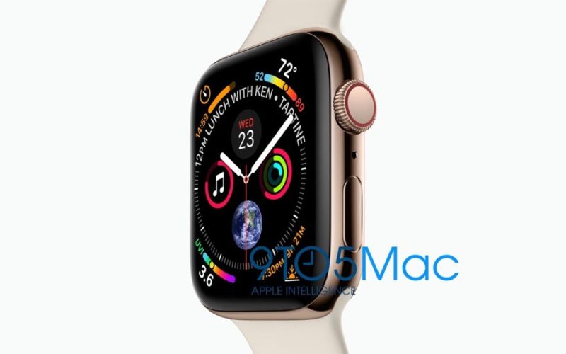 Una imagen filtrada muestra un reloj Apple Watch Serie 4 antes del anuncio oficial