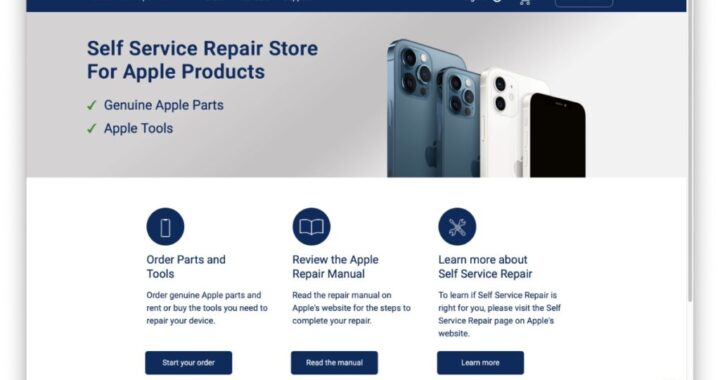 Apple lanza una tienda de reparación de autoservicio para vender herramientas y piezas de reparación para iPhone