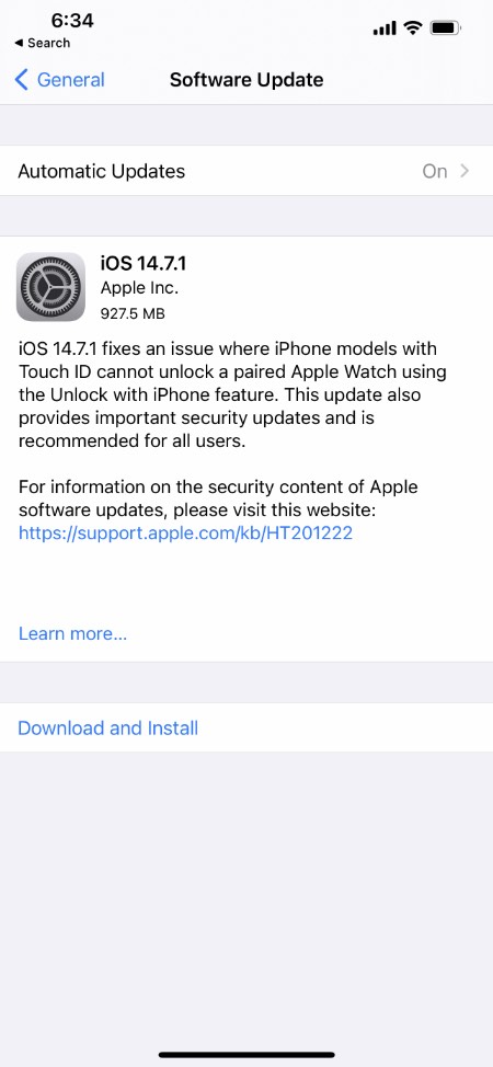 Apple lanza iOS 14.7.1 y iPadOS 14.7.1, obtenga los enlaces de descarga aquí