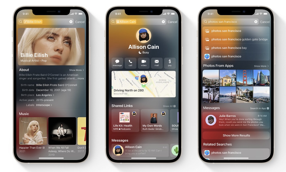 6 nuevas características que iOS 15 trae a la búsqueda de Spotlight