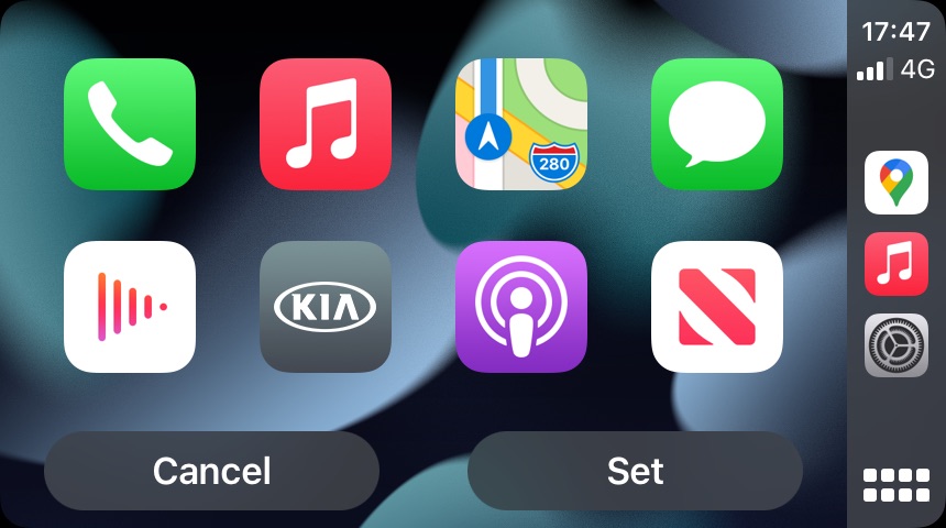 iOS 15 trae 4 nuevos fondos de pantalla para CarPlay