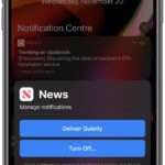 Activar o desactivar la función de notificaciones en silencio en iOS 14