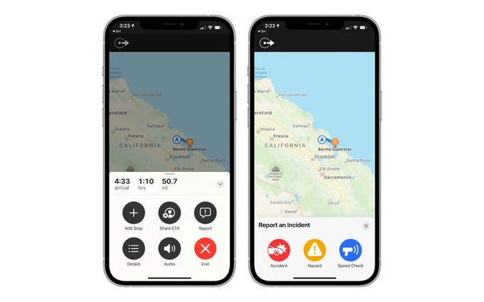 Cómo compartir el tiempo estimado de llegada usando Apple Maps