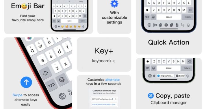 Key+ Tweak Añade Prácticos Botones De Acción Al Espacio Desperdiciado Del Teclado Del iPhone
