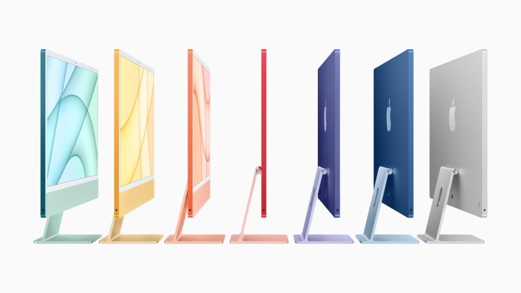 Apple lanza el iMac con chip M1, nuevo diseño y 7 colores