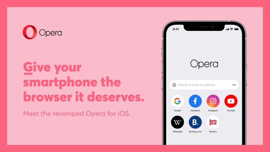 El navegador Opera para iOS recibe un nuevo nombre, diseño y características