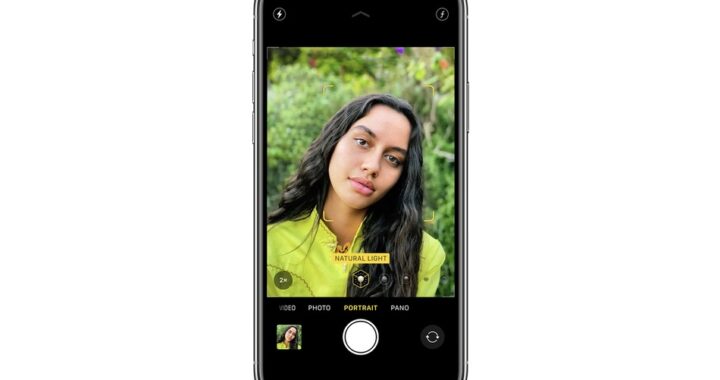 Cómo activar la función selfie de la cámara frontal de espejo en el iPhone
