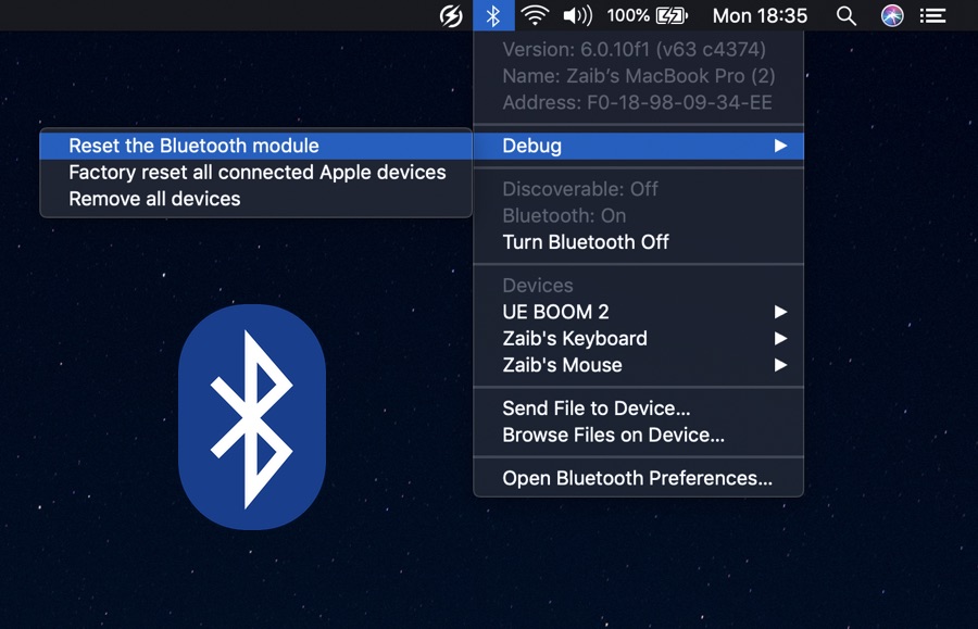 Cómo restablecer el módulo Bluetooth de Mac y arreglar los problemas de conectividad Bluetooth