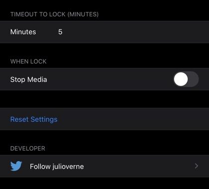 AutoLockX Tweak fuerza el bloqueo del iPhone en las aplicaciones que anulan el bloqueo automático