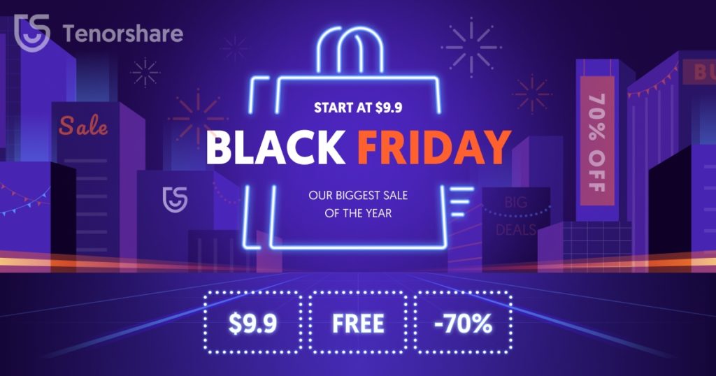 Obtenga software gratuito y grandes descuentos con las ofertas del Black Friday de Tenorshare