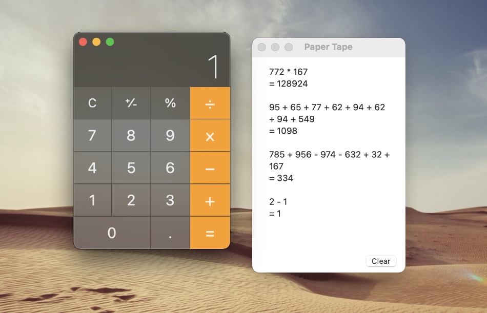 Cómo ver cálculos anteriores en la aplicación Calculadora de Mac