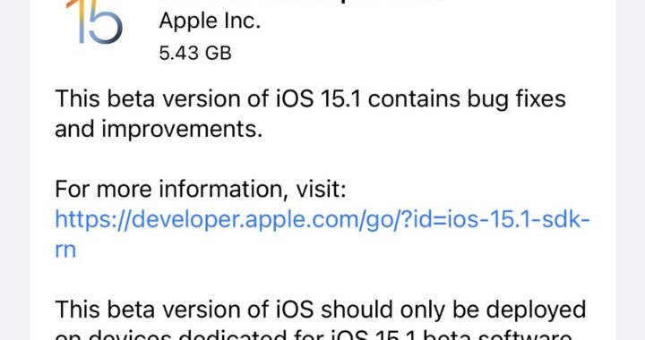 iOS 15.1 y iPadOS 15.1 Beta lanzados, esto es lo nuevo