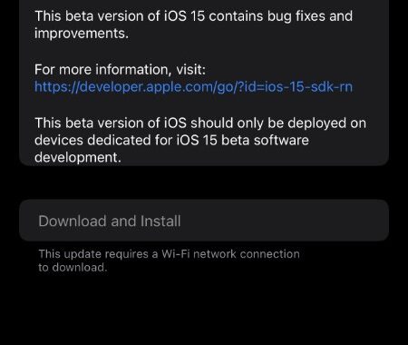 iOS 15 Beta 8 lanzado para desarrolladores, esto es lo que ha cambiado
