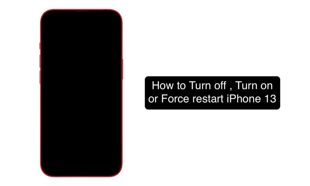 Cómo apagar, encender o forzar el reinicio del iPhone 13 o iPhone 13 Pro